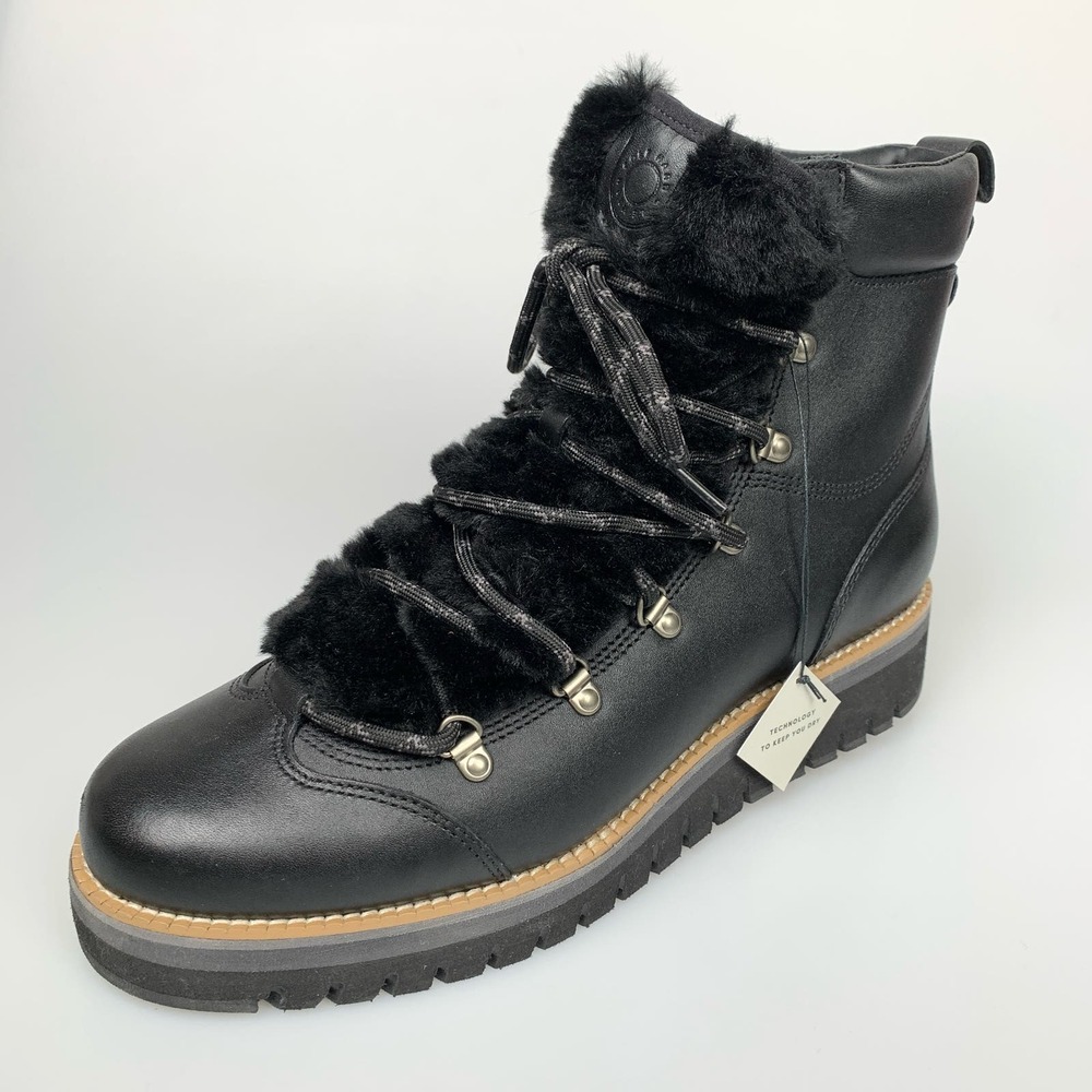NEW Cole Haan ZeroGrand Lodge Hiker Boot BLACK Waterproof Size 9.5